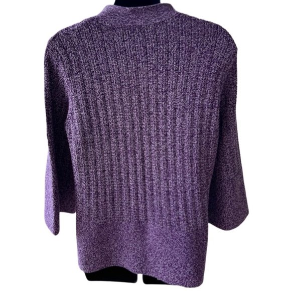🌸4/$50🌸 Heathered Purple Cardigan Sweater - Picture 7 of 14